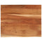 vidaXL Desk Top 90x80x2.5 cm Rectangular Solid Wood Acacia Live Edge
