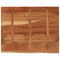 vidaXL Desk Top 90x80x2.5 cm Rectangular Solid Wood Acacia Live Edge