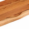 vidaXL Wall Shelf 70x20x3.8 cm Rectangular Solid Wood Acacia Live Edge