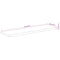 vidaXL Wall Shelf 70x20x3.8 cm Rectangular Solid Wood Acacia Live Edge