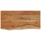 vidaXL Wall Shelf 60x30x3.8 cm Rectangular Solid Wood Acacia Live Edge