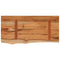 vidaXL Wall Shelf 60x30x3.8 cm Rectangular Solid Wood Acacia Live Edge