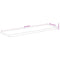 vidaXL Wall Shelf 90x30x3.8 cm Rectangular Solid Wood Acacia Live Edge