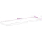 vidaXL Wall Shelf 100x30x3.8 cm Rectangular Solid Wood Acacia Live Edge