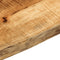 vidaXL Table Top 160x30x2.5 cm Live Edge Solid Wood Rough Mango