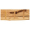 vidaXL Table Top 90x40x2.5 cm Live Edge Solid Wood Rough Mango
