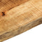 vidaXL Table Top 140x40x2.5 cm Live Edge Solid Wood Rough Mango