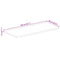 vidaXL Table Top 140x60x2.5 cm Live Edge Solid Wood Rough Mango