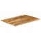 vidaXL Table Top 90x80x2.5 cm Live Edge Solid Wood Rough Mango