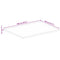 vidaXL Table Top 100x80x2.5 cm Live Edge Solid Wood Rough Mango