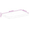 vidaXL Table Top 60x20x3.8 cm Live Edge Solid Wood Rough Mango