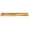 vidaXL Table Top 120x20x3.8 cm Live Edge Solid Wood Rough Mango