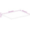 vidaXL Table Top 100x80x3.8 cm Live Edge Solid Wood Rough Mango