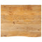 vidaXL Table Top Live Edge 90x80x2.5 cm Solid Wood Mango