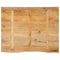 vidaXL Table Top Live Edge 90x80x2.5 cm Solid Wood Mango