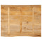 vidaXL Table Top Live Edge 110x80x2.5 cm Solid Wood Mango