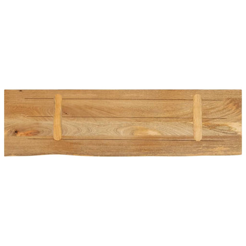 vidaXL Table Top Live Edge 110x30x3.8 cm Solid Wood Mango