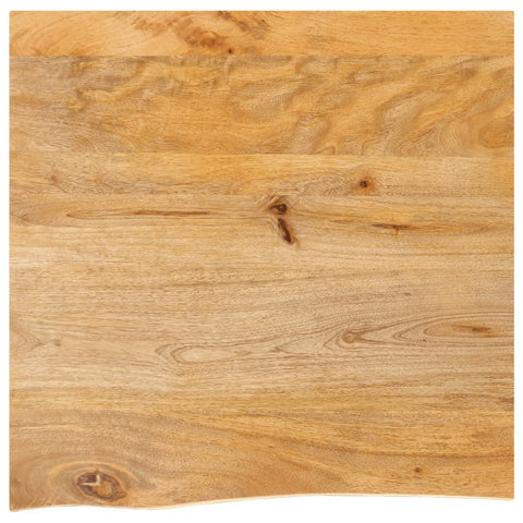 vidaXL Table Top Live Edge 40x40x3.8 cm Solid Wood Mango