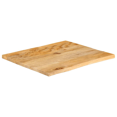 vidaXL Table Top Live Edge 40x40x3.8 cm Solid Wood Mango