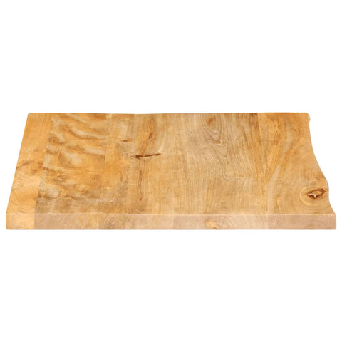 vidaXL Table Top Live Edge 40x40x3.8 cm Solid Wood Mango