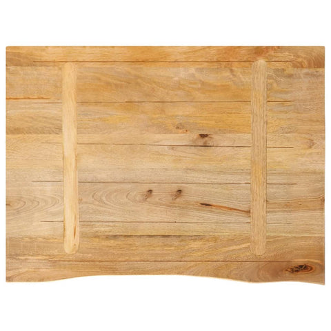 vidaXL Table Top Live Edge 80x60x3.8 cm Solid Wood Mango