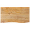 vidaXL Table Top Live Edge 110x60x3.8 cm Solid Wood Mango