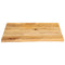 vidaXL Table Top Live Edge 80x80x3.8 cm Solid Wood Mango