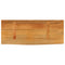 vidaXL Table Top Live Edge 70x20x2.5 cm Solid Wood Mango
