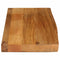 vidaXL Table Top Live Edge 80x30x2.5 cm Solid Wood Mango