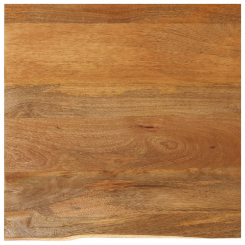 vidaXL Table Top Live Edge 80x80x2.5 cm Solid Wood Mango