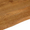 vidaXL Table Top Live Edge 100x80x2.5 cm Solid Wood Mango