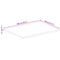 vidaXL Table Top Live Edge 100x80x2.5 cm Solid Wood Mango
