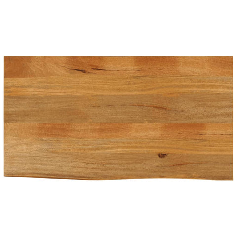vidaXL Table Top Live Edge 110x60x3.8 cm Solid Wood Mango
