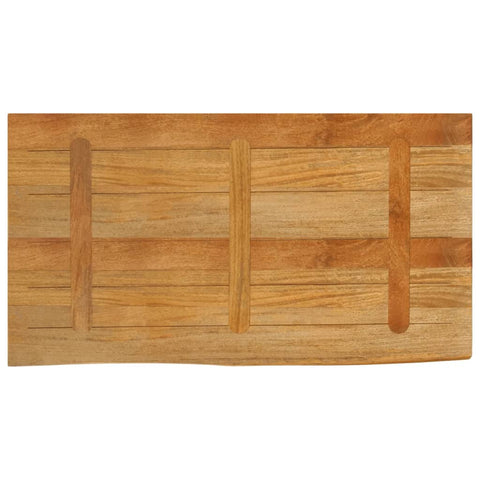 vidaXL Table Top Live Edge 120x60x3.8 cm Solid Wood Mango