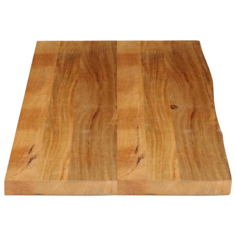 vidaXL Table Top Live Edge 140x60x3.8 cm Solid Wood Mango