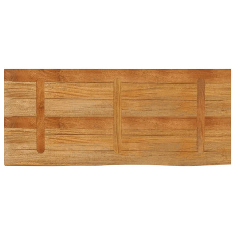 vidaXL Table Top Live Edge 140x60x3.8 cm Solid Wood Mango