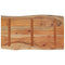 vidaXL Table Top 70x40x2.5 cm Rectangular Solid Wood Acacia Live Edge