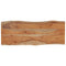 vidaXL Table Top 100x40x2.5 cm Rectangular Solid Wood Acacia Live Edge