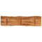vidaXL Table Top 160x40x2.5 cm Rectangular Solid Wood Acacia Live Edge