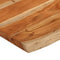 vidaXL Table Top 90x60x2.5 cm Rectangular Solid Wood Acacia Live Edge