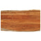 vidaXL Table Top 110x60x2.5 cm Rectangular Solid Wood Acacia Live Edge