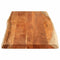 vidaXL Table Top 140x60x2.5 cm Rectangular Solid Wood Acacia Live Edge