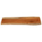 vidaXL Table Top 80x40x3.8 cm Rectangular Solid Wood Acacia Live Edge