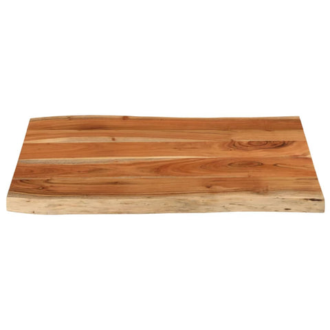 vidaXL Table Top 90x60x3.8 cm Rectangular Solid Wood Acacia Live Edge