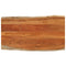vidaXL Table Top 100x60x3.8 cm Rectangular Solid Wood Acacia Live Edge