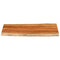 vidaXL Table Top 100x60x3.8 cm Rectangular Solid Wood Acacia Live Edge