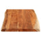 vidaXL Table Top 100x60x3.8 cm Rectangular Solid Wood Acacia Live Edge