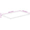 vidaXL Table Top 100x60x3.8 cm Rectangular Solid Wood Acacia Live Edge