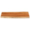 vidaXL Table Top 120x60x3.8 cm Rectangular Solid Wood Acacia Live Edge