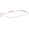 vidaXL Table Top 120x60x3.8 cm Rectangular Solid Wood Acacia Live Edge